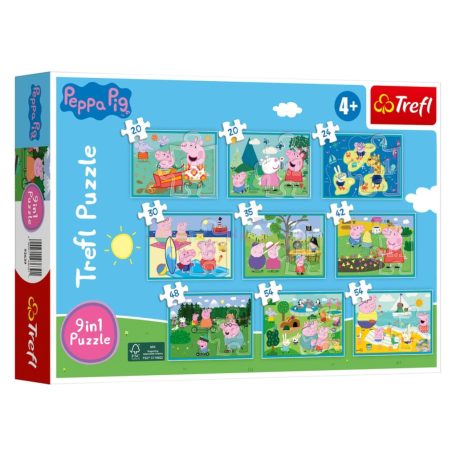 Trefl 9 az 1-ben kirakó – Peppa Malac (93639)