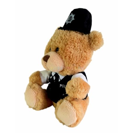 Keel Toys Pipp the bear and friends: Angol rendőr maci plüss 18cm