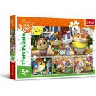 Trefl 44 Csacska macska - Együtt a csapat 100 db-os puzzle  (16442)