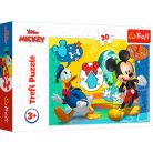 Trefl Disney - Mickey Mouse és Donald Kacsa 30 db-os puzzle (18289)