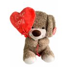 Love & Cuddles Valentin napi plüss kutya szívvel 30cm