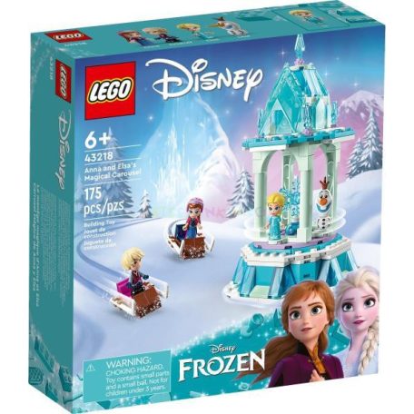 LEGO 43218 Disney Princess - Jégvarázs - Anna és Elsa varázslatos körhintája 