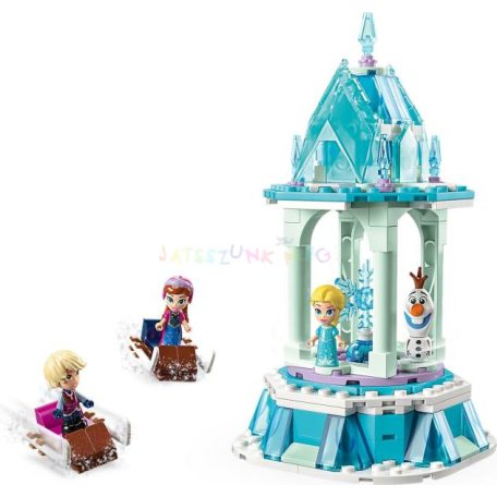 LEGO 43218 Disney Princess - Jégvarázs - Anna és Elsa varázslatos körhintája 