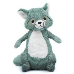   Les Déglingos Ptipotos Raccoon mosómedve plüss figura (zöld)