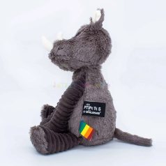   Les Déglingos Ptipotos Grobisou orrszarvú plüss figura (szürke)