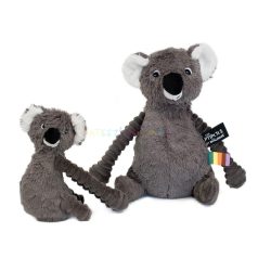   Les Déglingos Ptipotos Trankilou koala anya és kicsinye plüss figura (szürke) 25cm