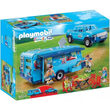 Playmobil 9502 Fun Park - Pick up lakókocsival