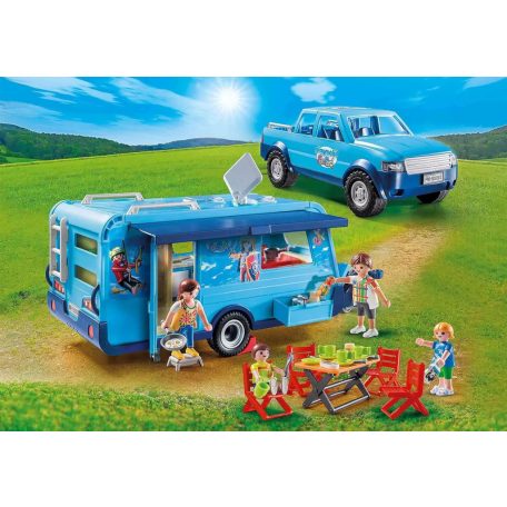 Playmobil 9502 Fun Park - Pick up lakókocsival