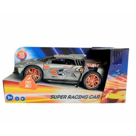 Super Racing car versenyautó fénnyel és hanggal