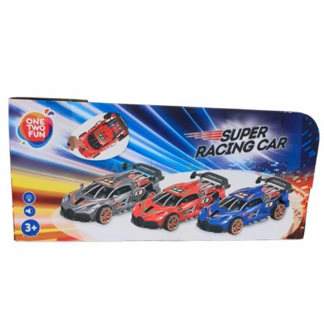 Super Racing car versenyautó fénnyel és hanggal