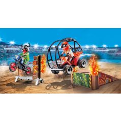   Playmobil 71808 Action Heroes: Kaszkadőrök motorral és homokfutóval