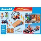 Playmobil 71808 Action Heroes: Kaszkadőrök motorral és homokfutóval