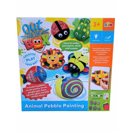 Addo állatos kavicsfestő kreatív készlet (318-18118-B)