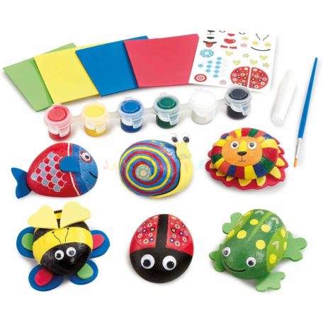 Addo állatos kavicsfestő kreatív készlet (318-18118-B)