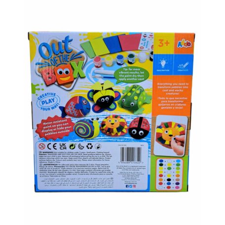 Addo állatos kavicsfestő kreatív készlet (318-18118-B)