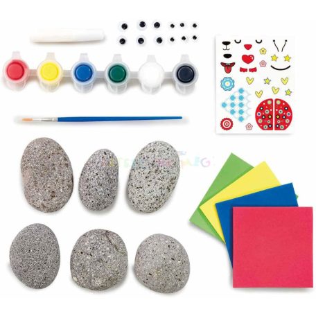 Addo állatos kavicsfestő kreatív készlet (318-18118-B)