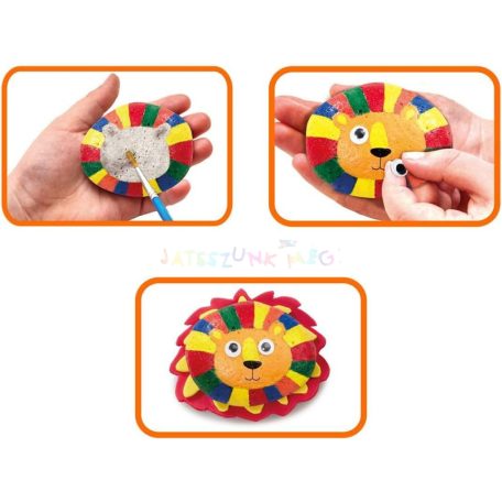 Addo állatos kavicsfestő kreatív készlet (318-18118-B)