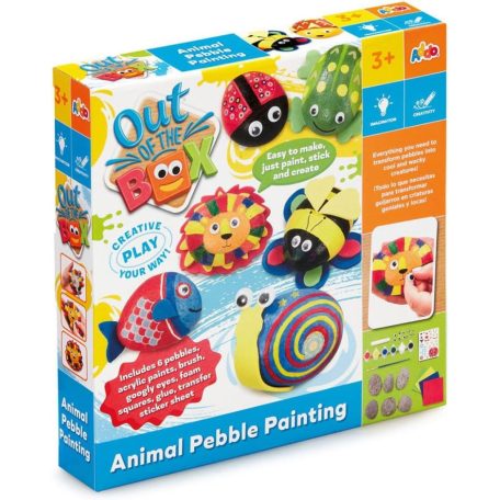 Addo állatos kavicsfestő kreatív készlet (318-18118-B)