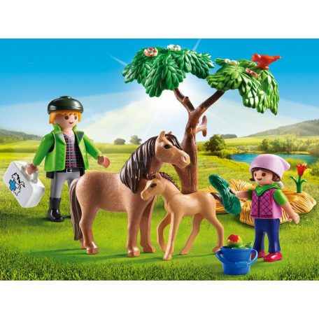 Playmobil Country 6949 Állatorvos pónival és csikóval