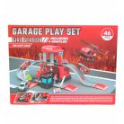 Garage Play Set - Tűzoltó állomás játékkészlet 4 járművel (46db-os)