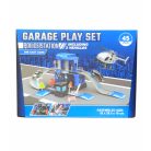 Garage Play Set - Rendőr állomás játékkészlet 3 járművel (45db-os)