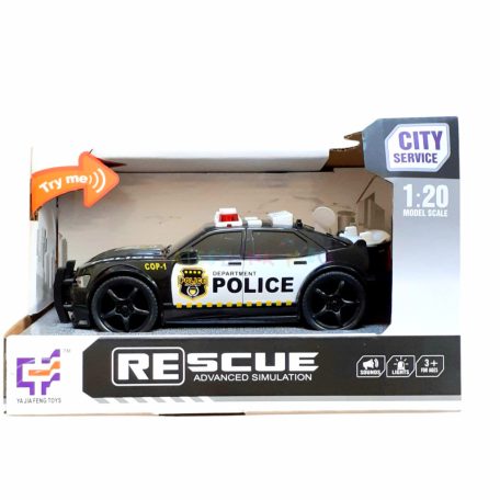 City Service - Rendőrautó fény és hangeffekttel 1:20
