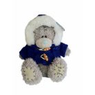 Me To You maci kék kapucnis télikabátban 15cm