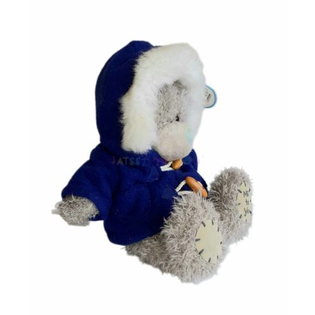 Me To You maci kék kapucnis télikabátban 15cm