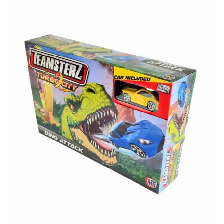Teamsterz Turbo City Dino Attack pályaszett 1 autóval