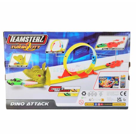 Teamsterz Turbo City Dino Attack pályaszett 1 autóval