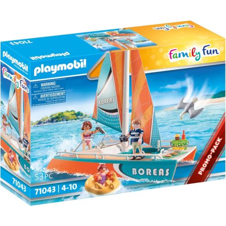 Playmobil Family Fun 71043 - Katamarán vitorláshajó 