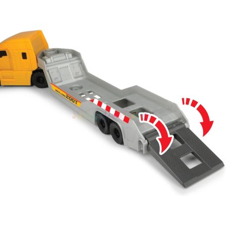 Dickie Toys Micro Builder Mack kamion Volvo munkagéppel