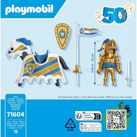 Playmobil 71604 50th Anniversary - Jubileum lovag