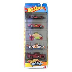   Mattel Hot Wheels autószett 1/64 - Let's Race 5db-os (JBJ79)
