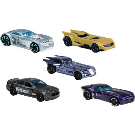 Mattel Hot Wheels autószett 1/64 - Batman 5db-os (JBJ76)