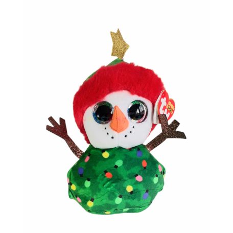 Ty Beanie boos Garland a hóember plüss 15cm 