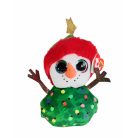 Ty Beanie boos Garland a hóember plüss 15cm 
