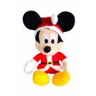 Disney Mickey Mouse mikulásruhában plüss figura 30cm