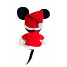 Disney Mickey Mouse mikulásruhában plüss figura 30cm