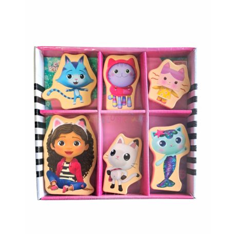 Gabi babaháza fa figurák játékszett 6db-os