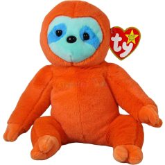 Ty Beanie Baby Molasses a narancssárga lajhár plüss 20cm