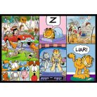 Trefl Puzzle 4x250 - Garfield utálja a hétfőt (13344)