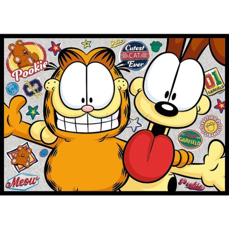 Trefl Puzzle 4x250 - Garfield utálja a hétfőt (13344)