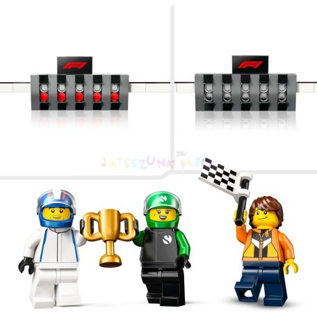 LEGO 60474 City - F1 rajt VCARB és Sauber versenyautókkal