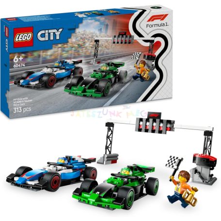 LEGO 60474 City - F1 rajt VCARB és Sauber versenyautókkal