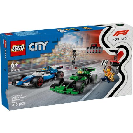 LEGO 60474 City - F1 rajt VCARB és Sauber versenyautókkal