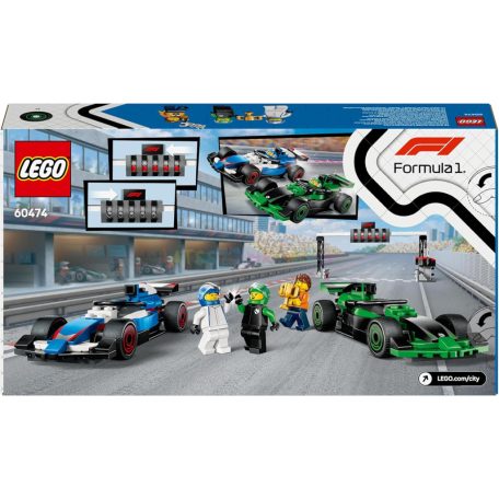 LEGO 60474 City - F1 rajt VCARB és Sauber versenyautókkal