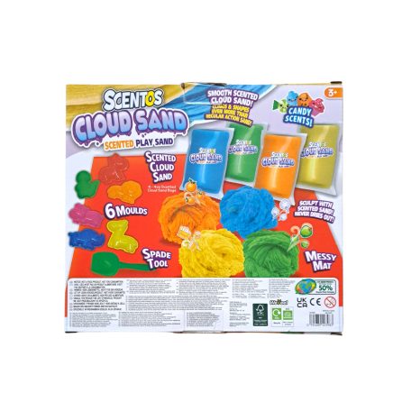 Scentos Illatos kinetikus homok 4szín, 6 forma