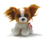 TY Beanie Babies plüss Papillon kiskutya - Barks (15cm)