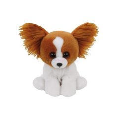 TY Beanie Babies plüss Papillon kiskutya - Barks (15cm)